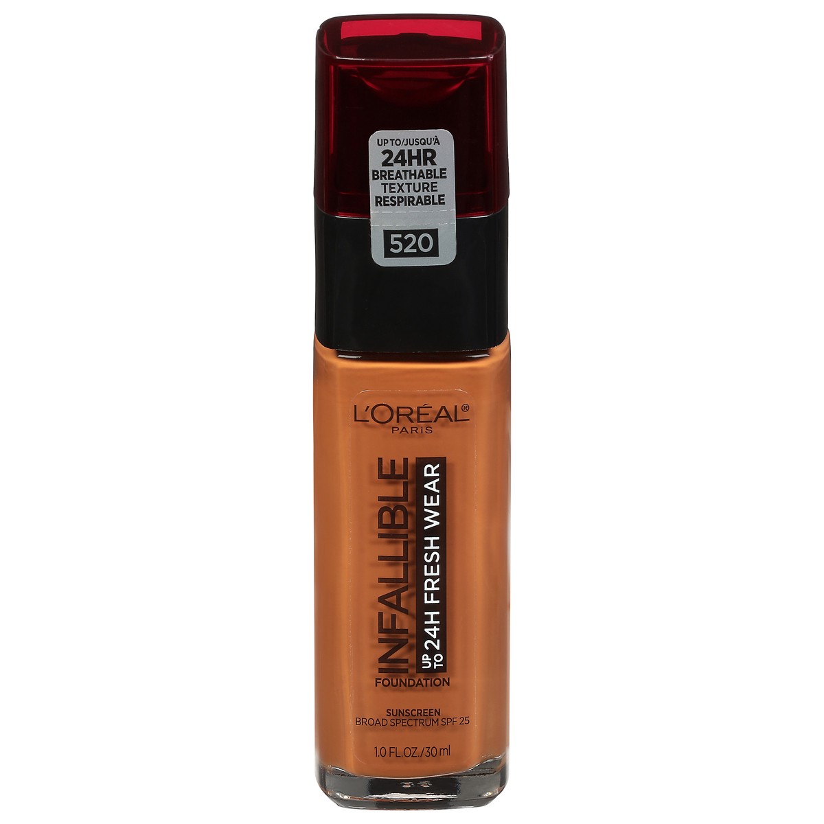 slide 1 of 9, L'Oréal Paris Infallible Lightweight Foundation - Sienna, 1 fl oz