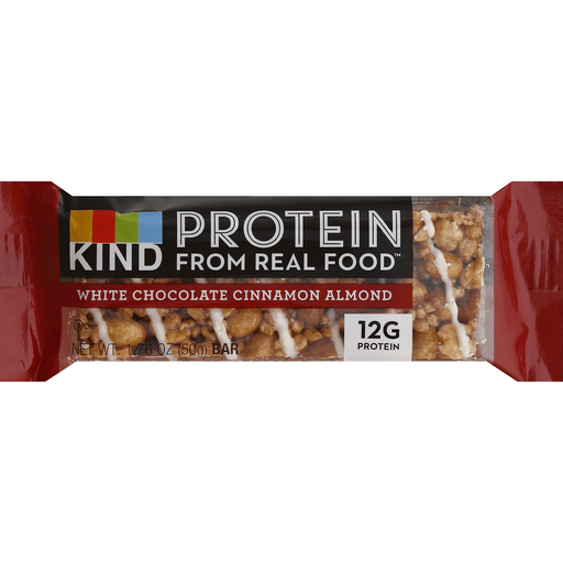 slide 2 of 4, KIND White Chocolate Cinnamon Almond Protein Bar, 1.76 oz