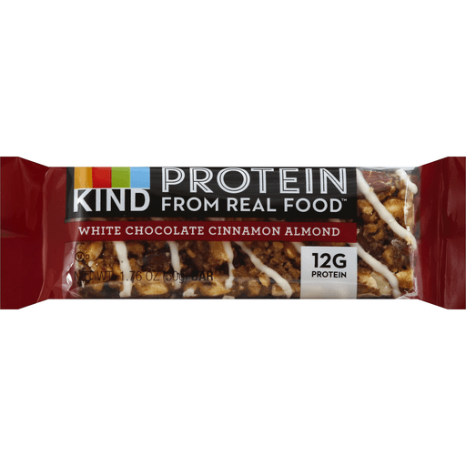 slide 3 of 4, KIND White Chocolate Cinnamon Almond Protein Bar, 1.76 oz