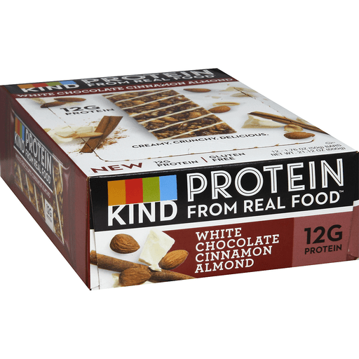 slide 4 of 4, KIND White Chocolate Cinnamon Almond Protein Bar, 1.76 oz