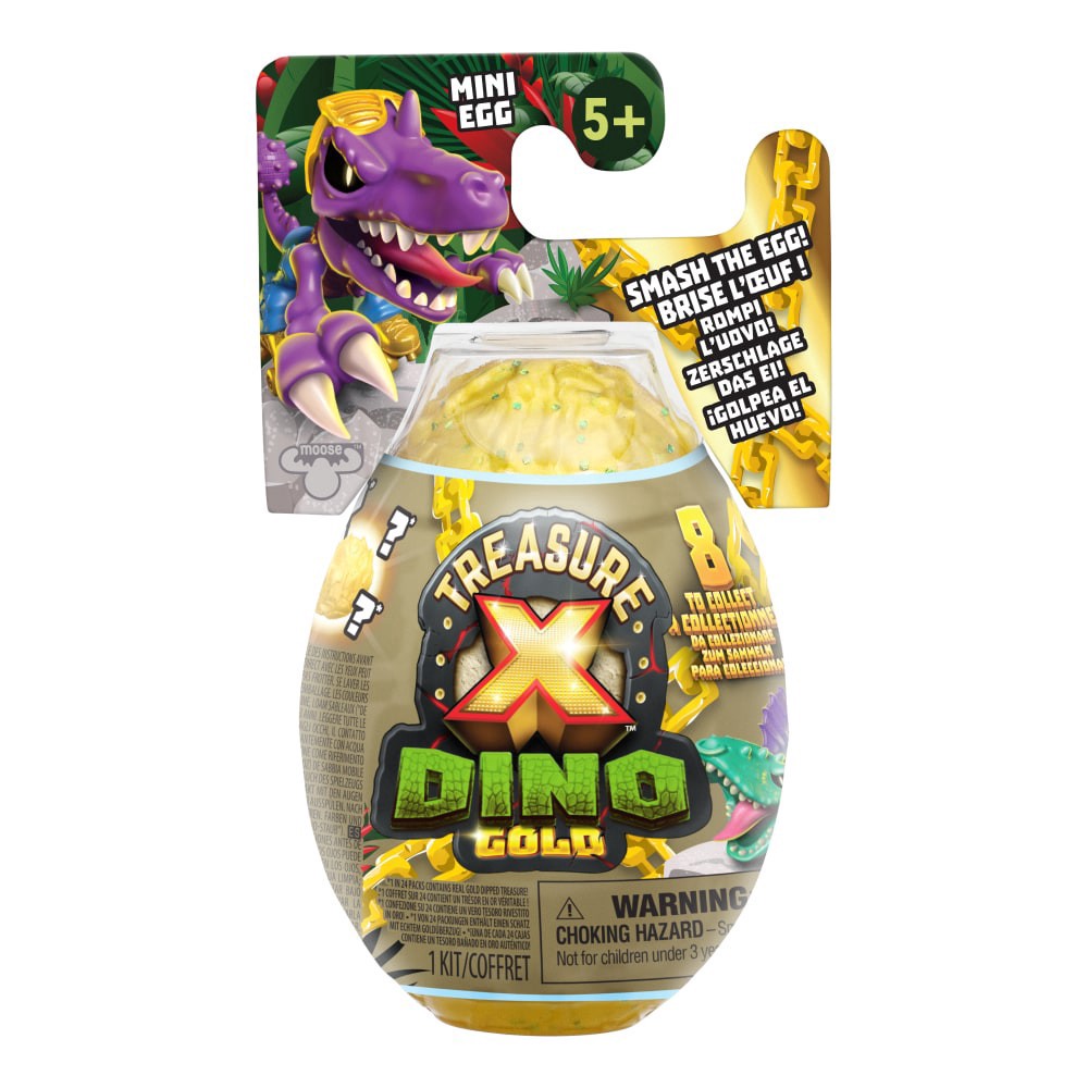 slide 1 of 2, Moose Toys Treasure X Dino Gold Mini Egg Mystery Pack, 1 ct