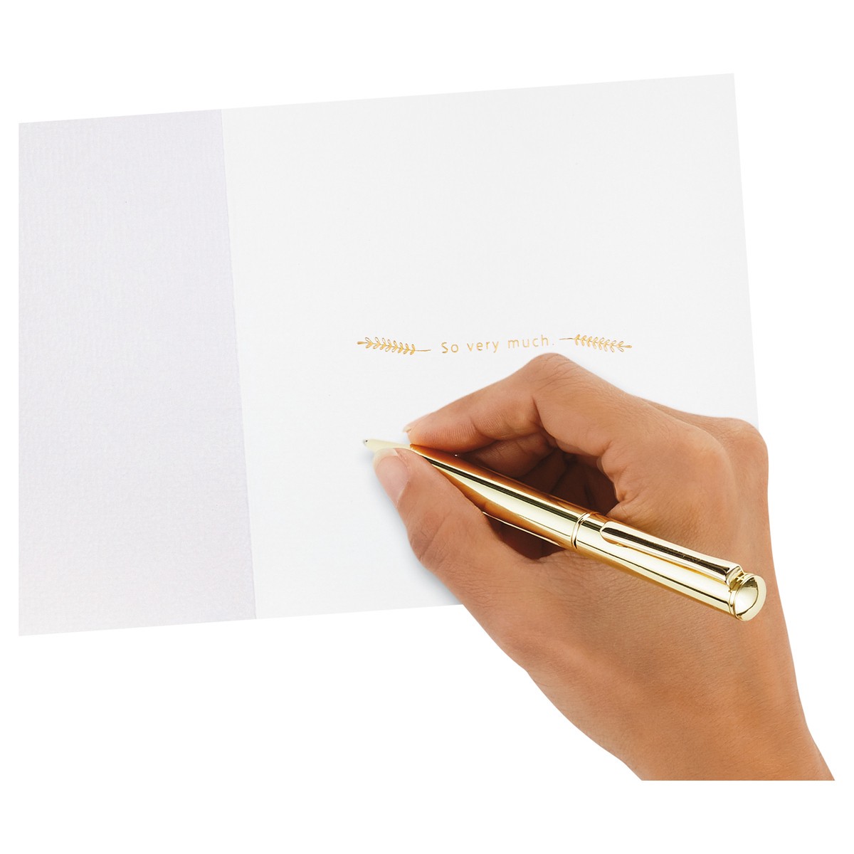 slide 5 of 6, Signature Hallmark Signature Thank You Card (Thank You So Much), 1 ct