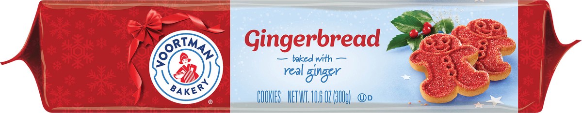 slide 6 of 9, Voortman Bakery Holiday Gingerbread 10.6 oz, 10.6 oz
