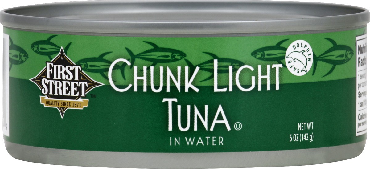 slide 2 of 6, First Street Chunk Light Tuna In Water, 5 oz