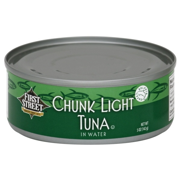 slide 1 of 6, First Street Chunk Light Tuna In Water, 5 oz