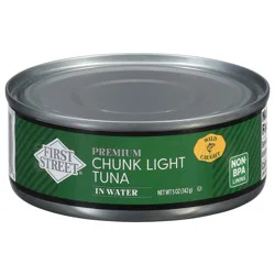 First Street Chunk Light Tuna In Water - 5 oz