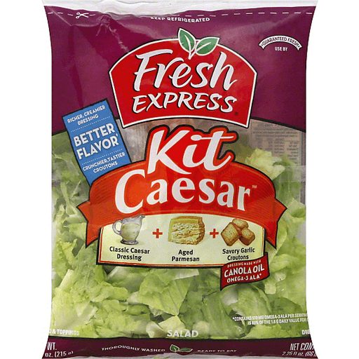 slide 2 of 2, Fresh Express Caesar Salad Kit, 7.6 oz