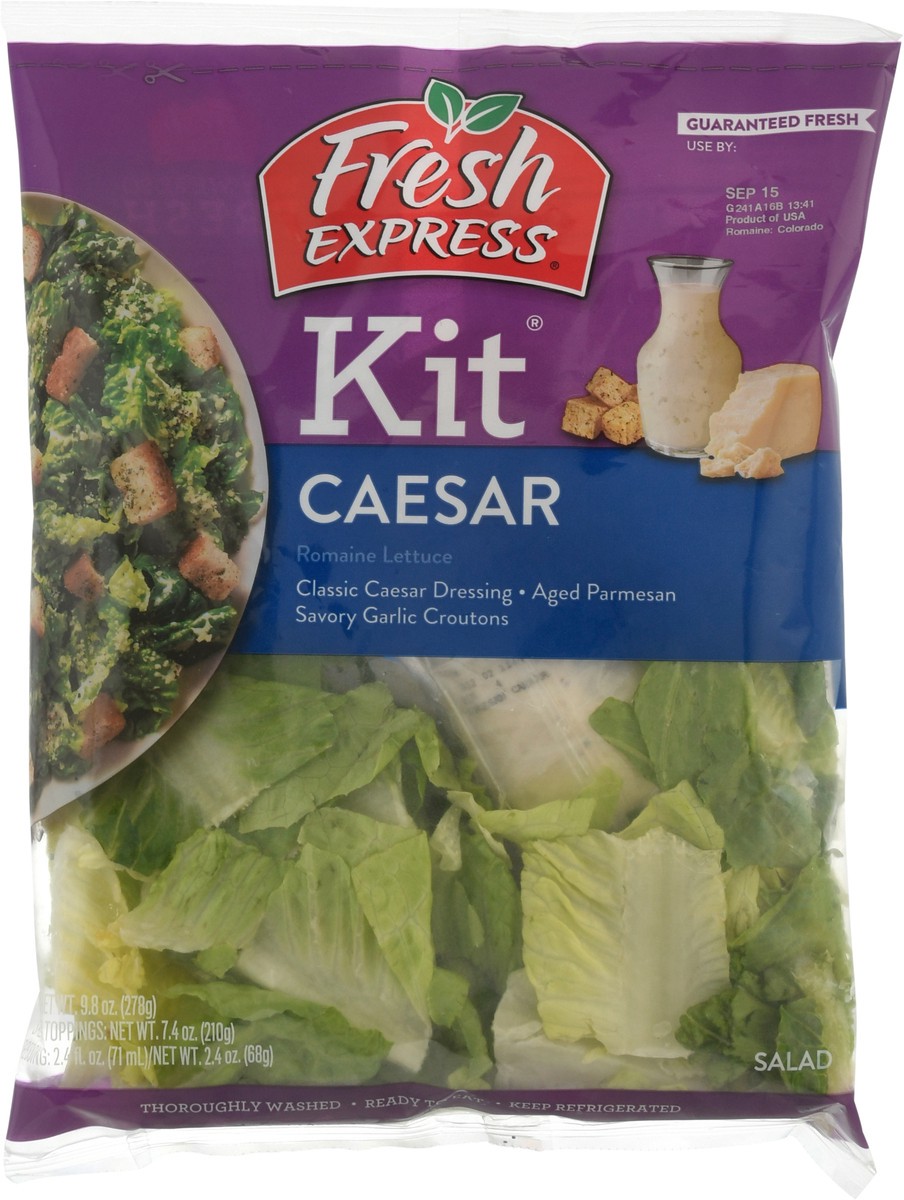 slide 1 of 14, Fresh Express Caesar Salad Kit 1 ea, 1 ct