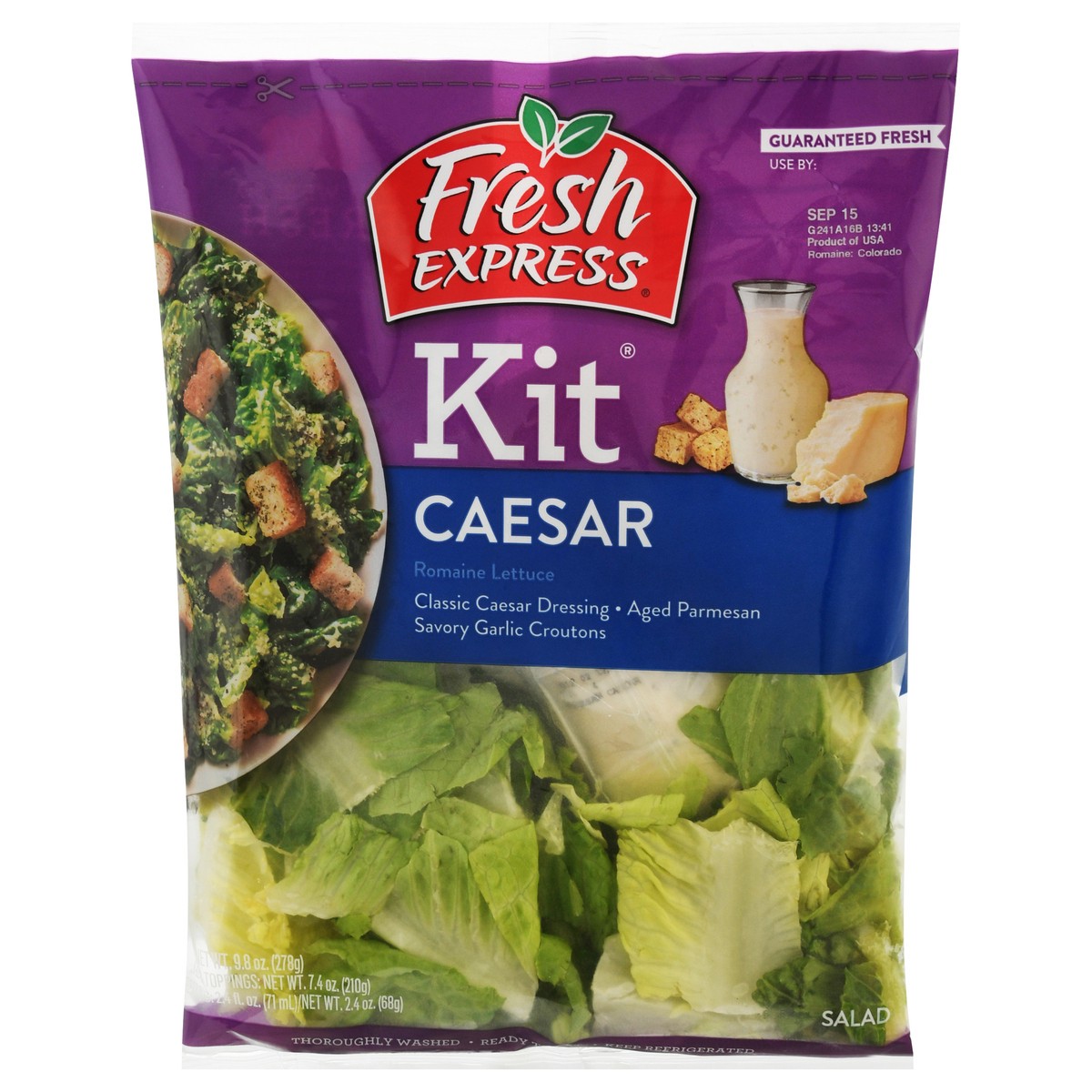 slide 3 of 14, Fresh Express Caesar Salad Kit 1 ea, 1 ct