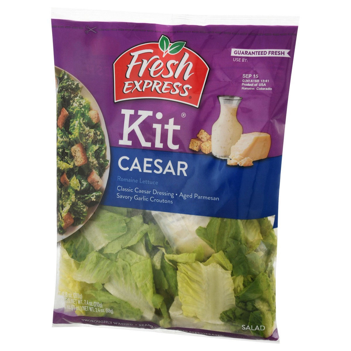 slide 2 of 14, Fresh Express Caesar Salad Kit 1 ea, 1 ct