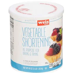 Weis Quality Vegetable Shortening