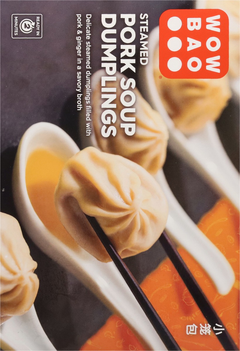 slide 2 of 14, Wow Bao Soup Dumplings, Pork CPG Package, 6 ct