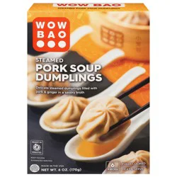 Wow Bao Soup Dumplings, Pork CPG Package