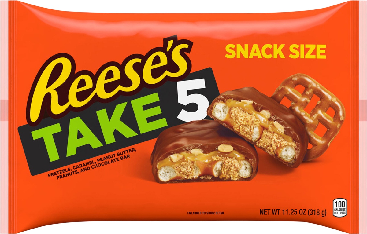 slide 4 of 6, TAKE5 Snack Size Candy Bars, 11.25 oz