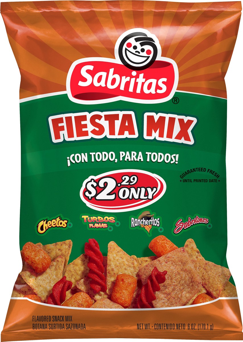 slide 4 of 5, Sabritas Fiesta Mix 6 oz, 6 oz