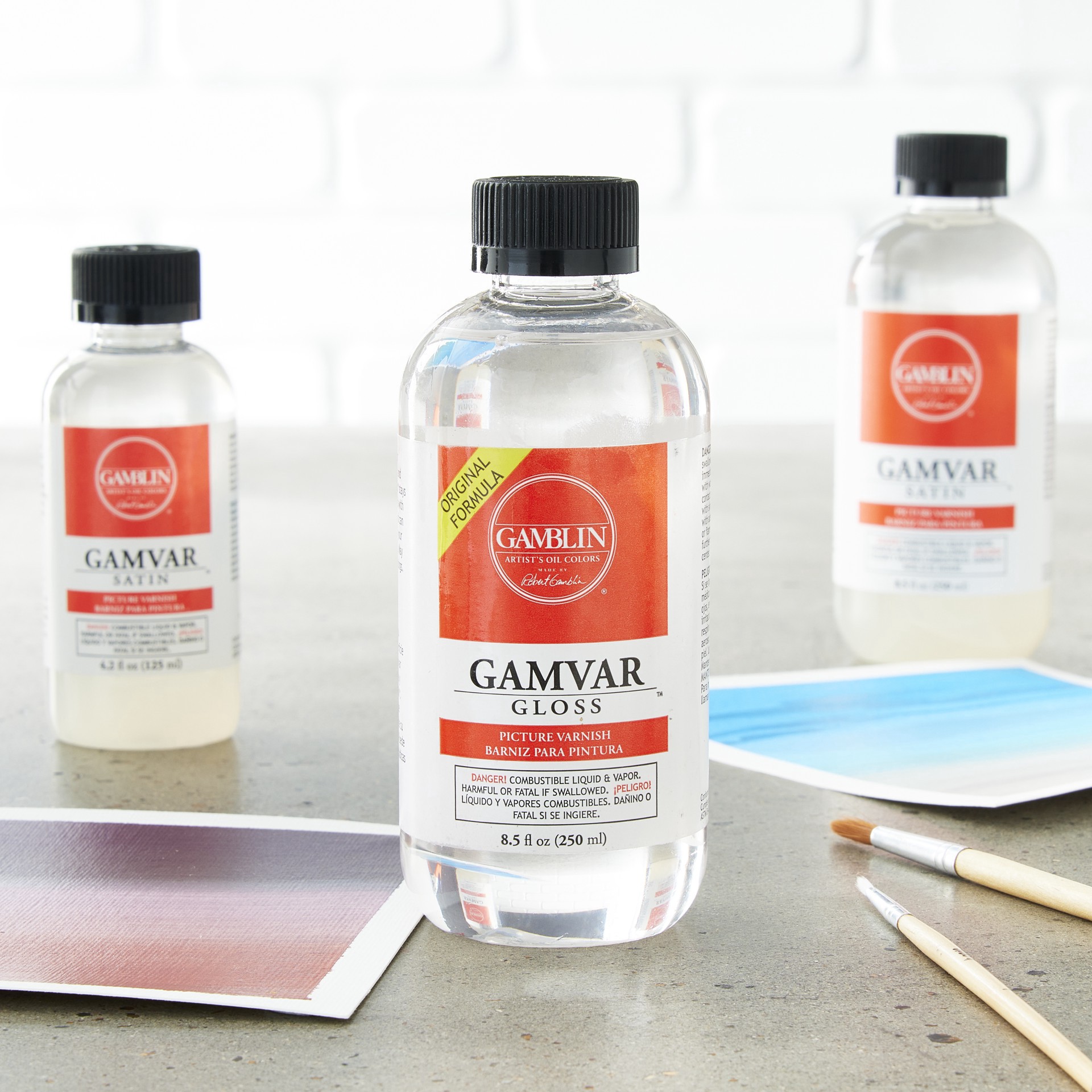 slide 2 of 2, Gamblin Gamvar, 8 fl oz