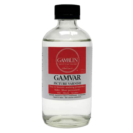 slide 1 of 2, Gamblin Gamvar, 8 fl oz