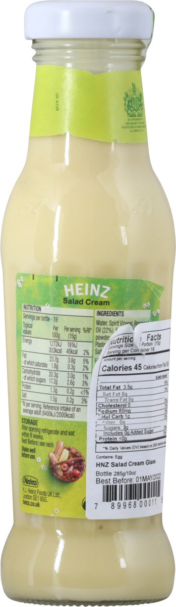 slide 5 of 9, Heinz Original Salad Cream 10 oz, 10 oz