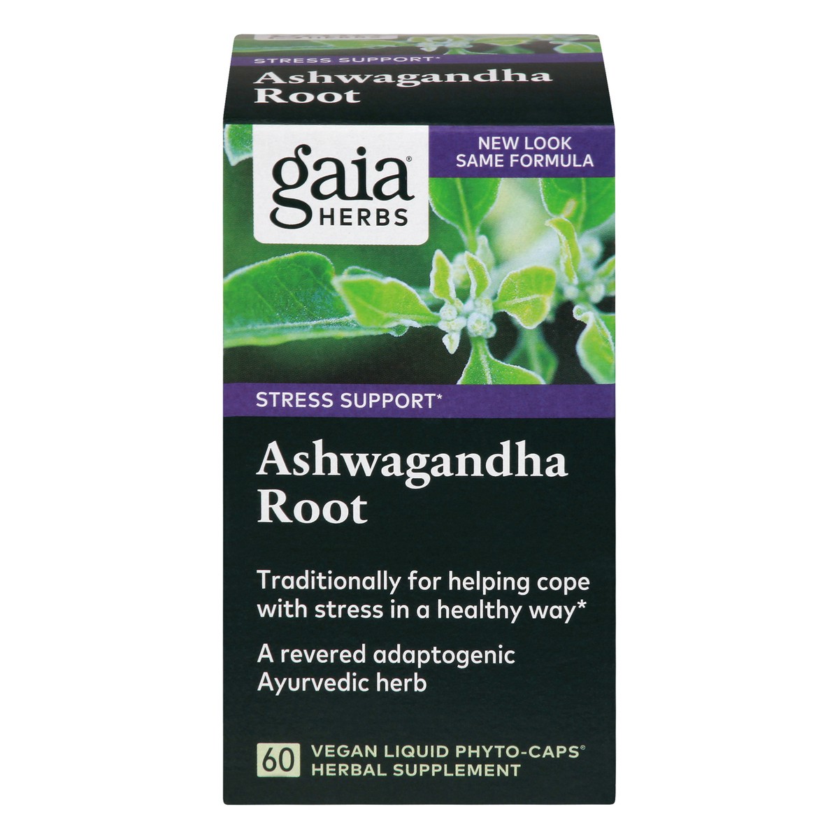 slide 1 of 13, Gaia Herbs Ashwagandha Root Herbal Supplement, 60 ct