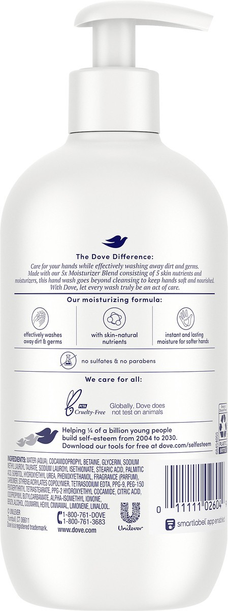 slide 3 of 3, Dove Deep Moisture Hand Wash, 13.5 fl oz