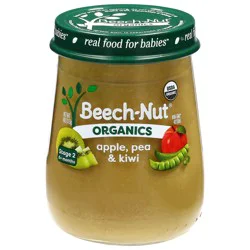 Beech-Nut Organics Stage 2 (6+ months) Apple Pea & Kiwi 4 oz