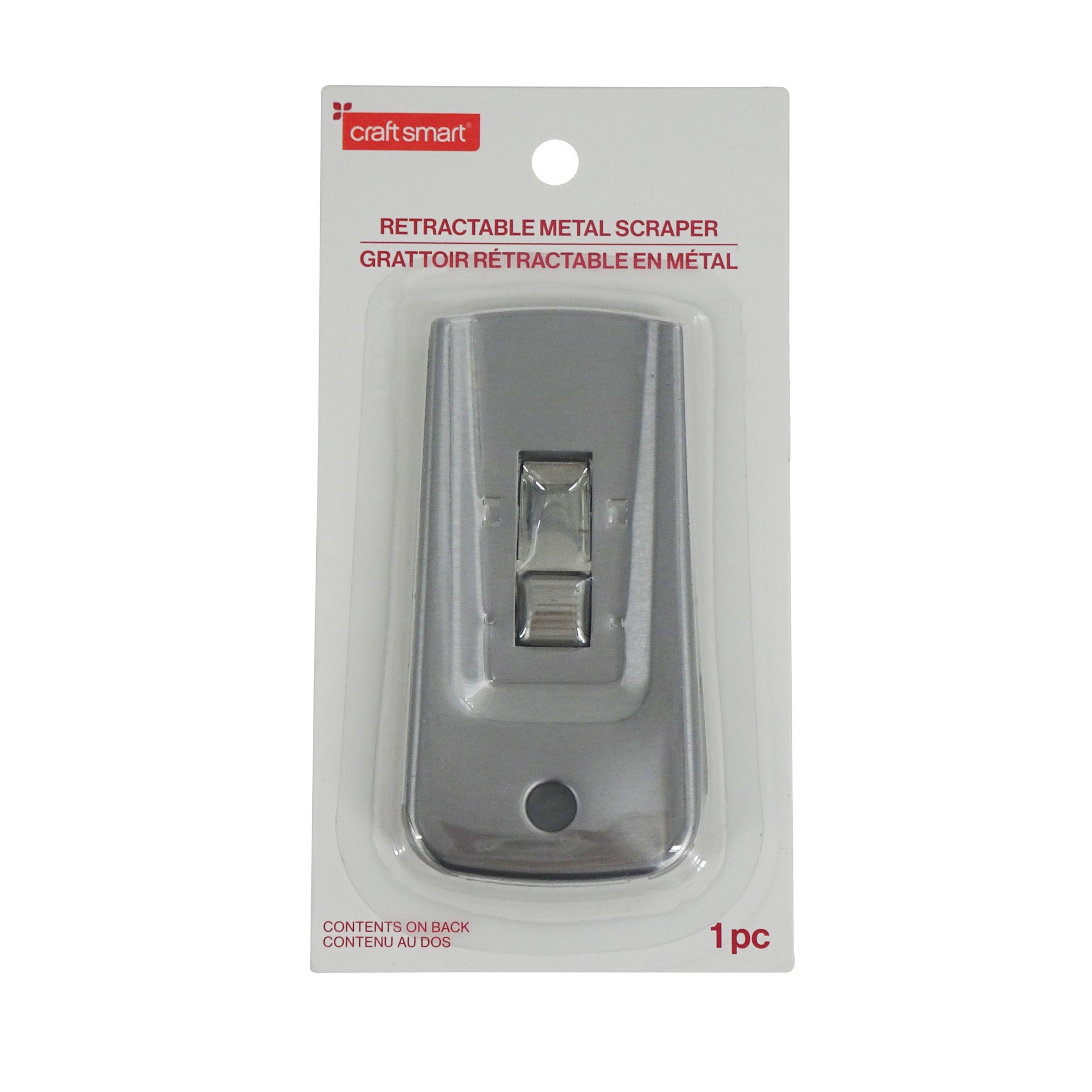 slide 5 of 6, Retractable Metal Scraper By Craft Smart, 5.51 in x 3.15 in x 0.51 in