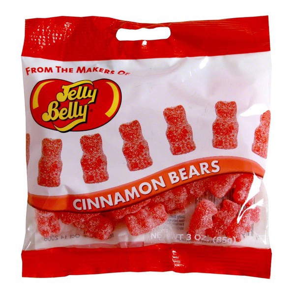 slide 1 of 1, Jelly Belly Unbearably Hot Cinnamon Bears, 2.8 oz