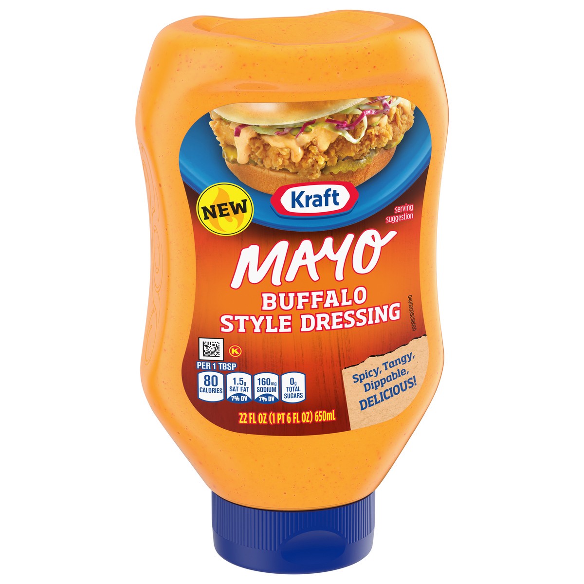 slide 2 of 13, Kraft Mayo Buffalo Style Dressing, 22 fl oz Bottle, 22 oz