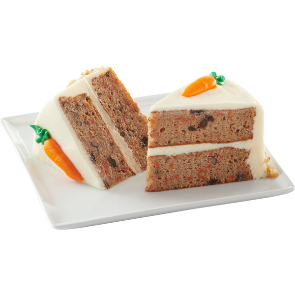 slide 1 of 1, Bakery Signature Two Slice Carrot Cake, 13 oz