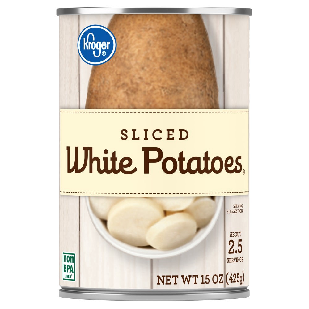 slide 1 of 2, Kroger Sliced White Potatoes - 15 oz, 15 oz