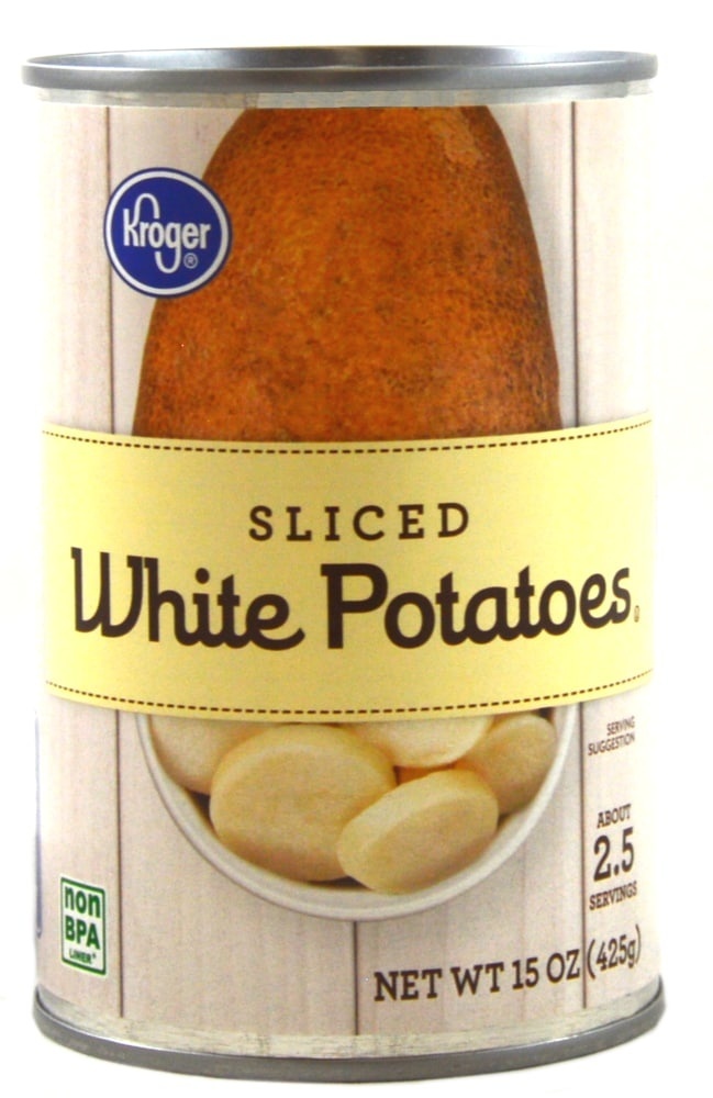 slide 1 of 1, Kroger Sliced White Potatoes, 15 oz