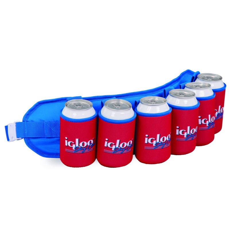 slide 1 of 1, Igloo Retro Beerdolier Can Sleeve Holster, 1 ct