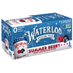 Waterloo Summer Berry Sparkling Water - 12 oz