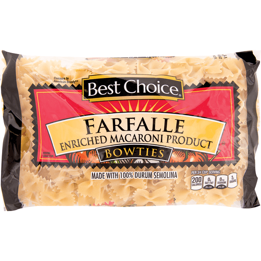 slide 1 of 1, Best Choice Farfalle Bowtie Pasta, 12 oz