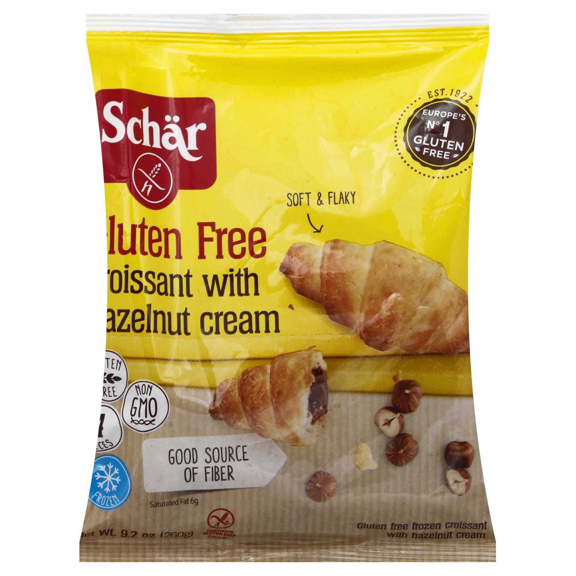 slide 1 of 1, Schär Gluten Free Croissant Chocolate Hazelnut Cream, 9.2 oz