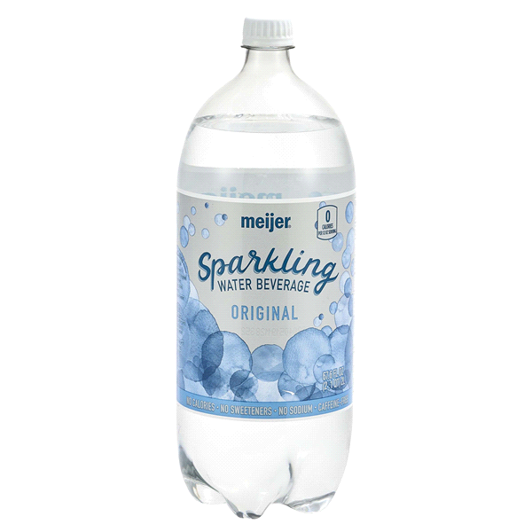 slide 1 of 2, Meijer Sparkling Water, 2 liter