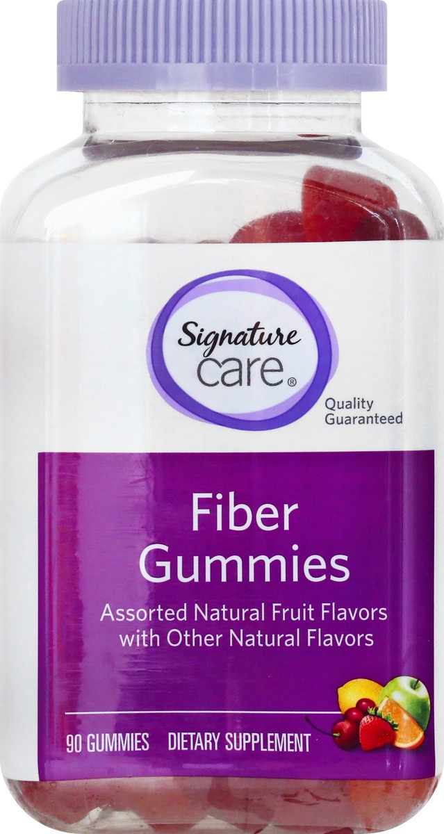 slide 2 of 13, Signature Care S Care Fiber Gummies, 90 ct