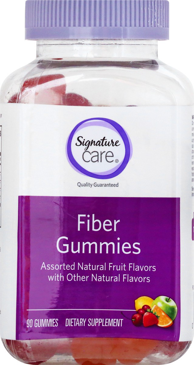 slide 3 of 13, Signature Care S Care Fiber Gummies, 90 ct