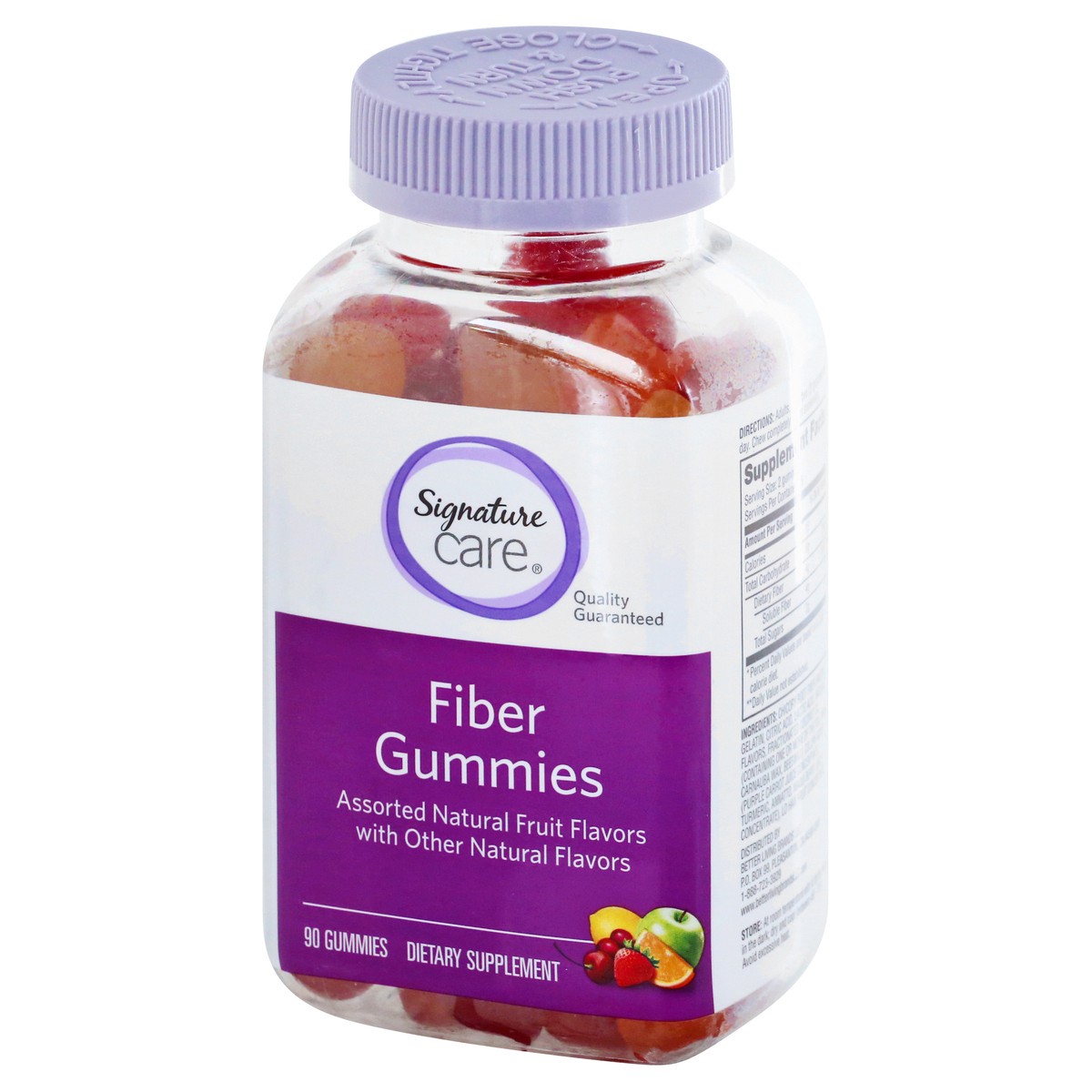 slide 5 of 13, Signature Care S Care Fiber Gummies, 90 ct