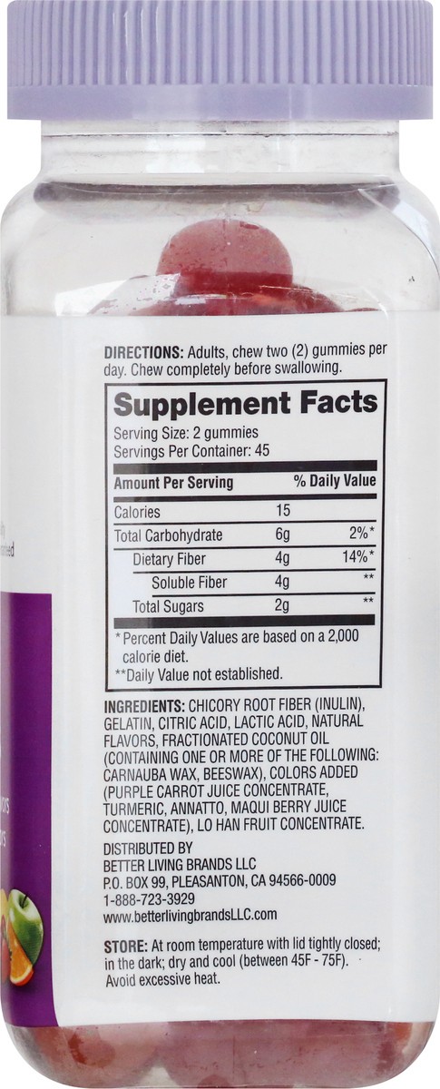 slide 9 of 13, Signature Care S Care Fiber Gummies, 90 ct