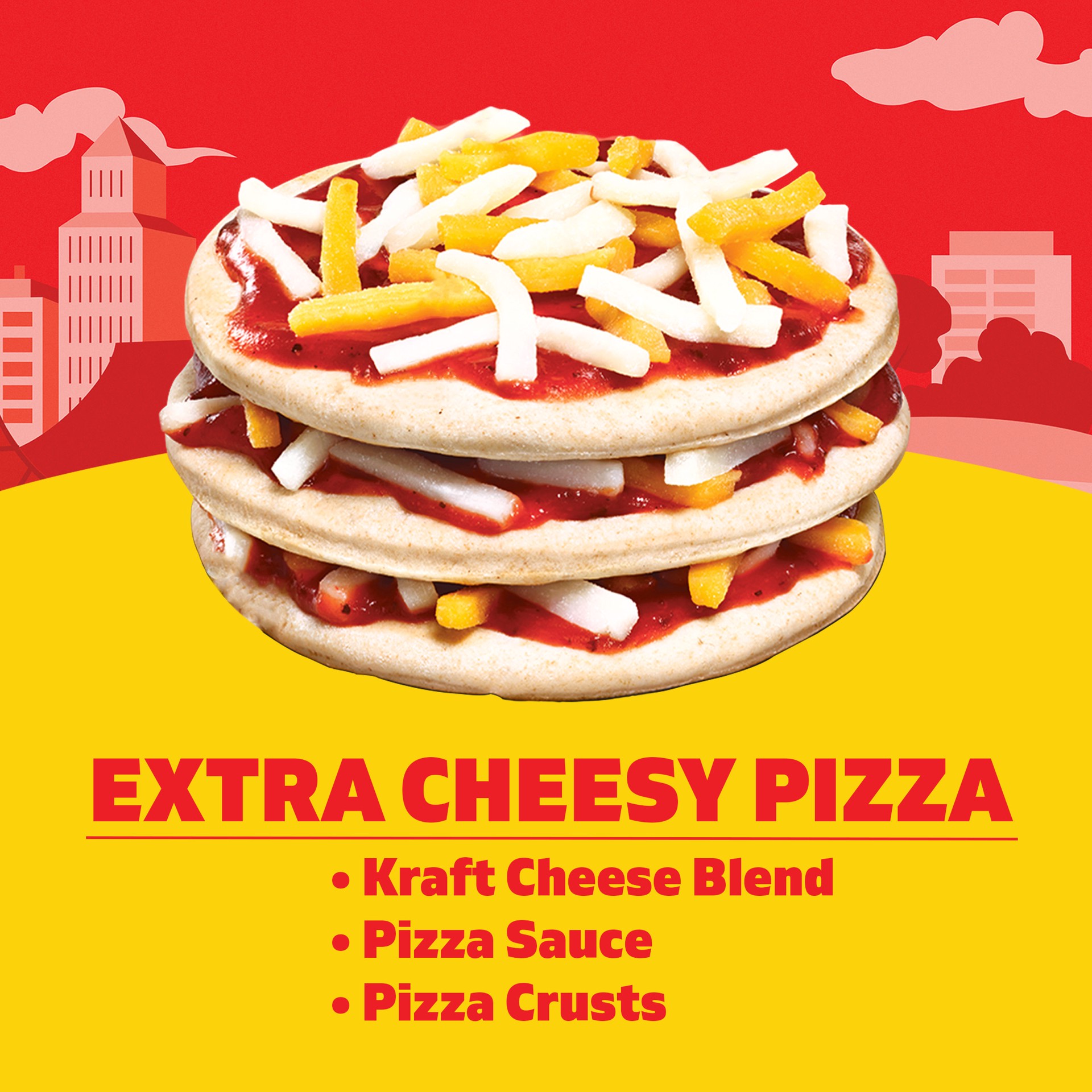 slide 2 of 5, Lunchables Oscar Mayer Lunchables Extra Cheesy Pizza - 4.2oz, 4.2 oz