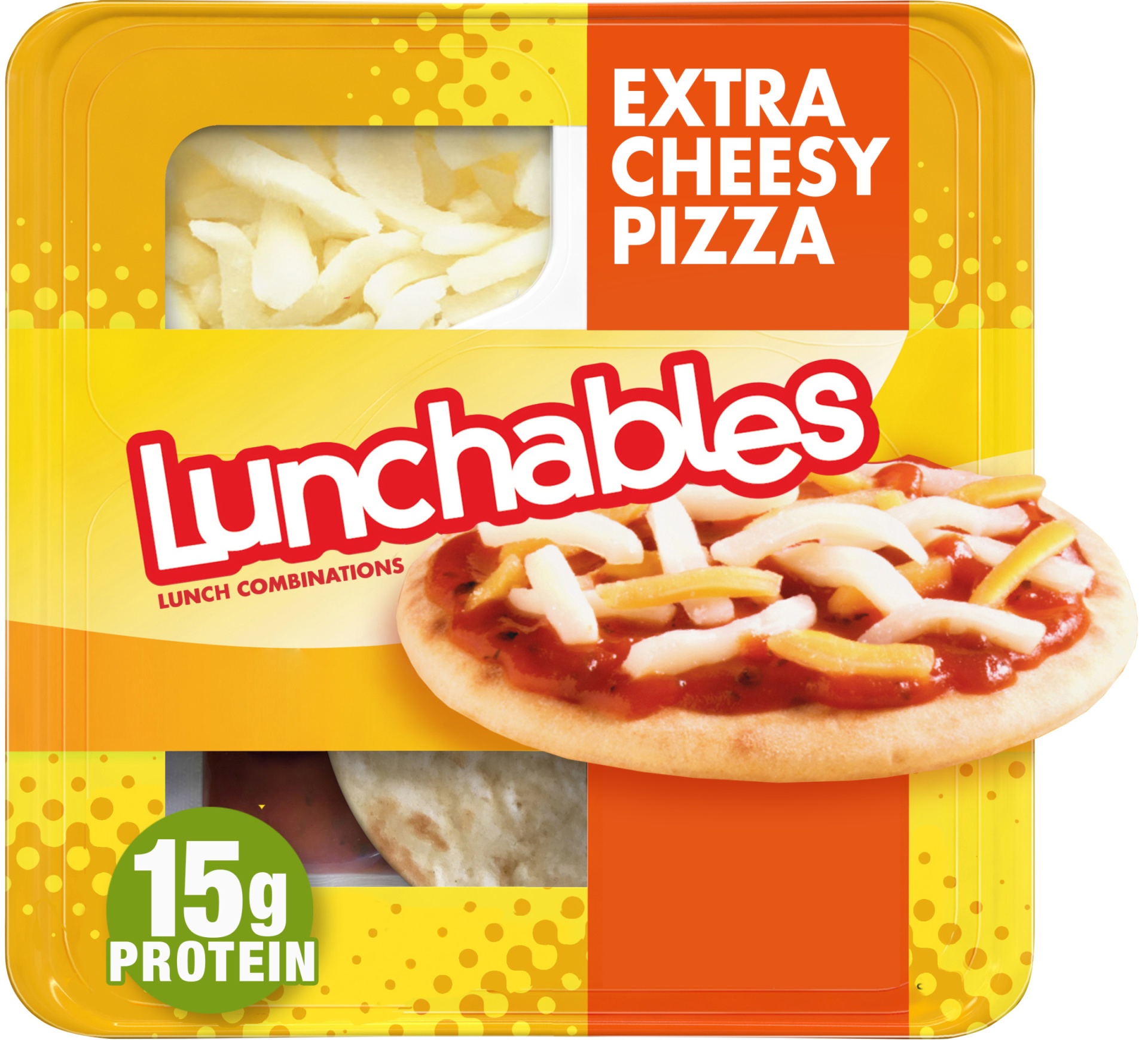 slide 1 of 2, Lunchables Extra Cheesy Pizza Snack Kit Tray, 4.2 oz