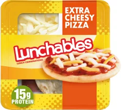 Lunchables Extra Cheesy Pizza Snack Kit Tray
