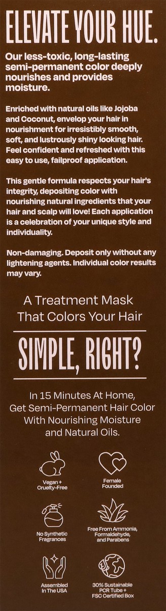 slide 12 of 12, Overtone Espresso Brown Color Depositing Treatment Mask 4.5 fl oz, 4.5 fl oz