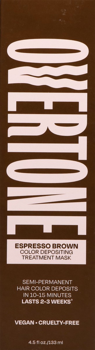 slide 11 of 12, Overtone Espresso Brown Color Depositing Treatment Mask 4.5 fl oz, 4.5 fl oz