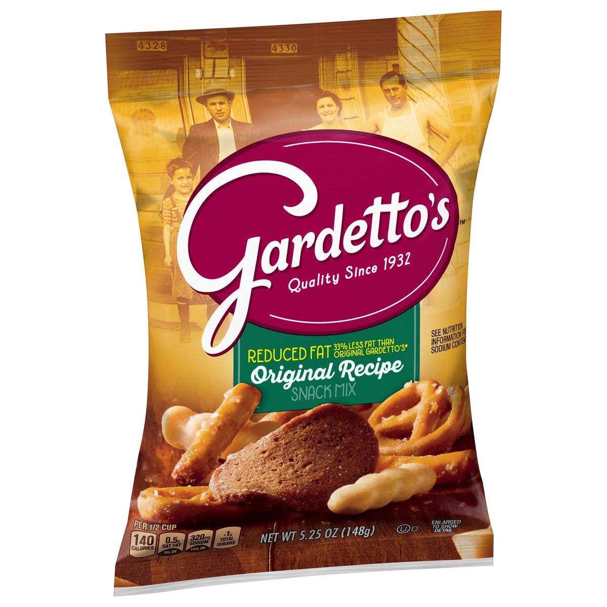 slide 3 of 13, Gardetto's, Reduced Fat Original Recipe Snack Mix, 5.25 oz Bag, 5.25 oz