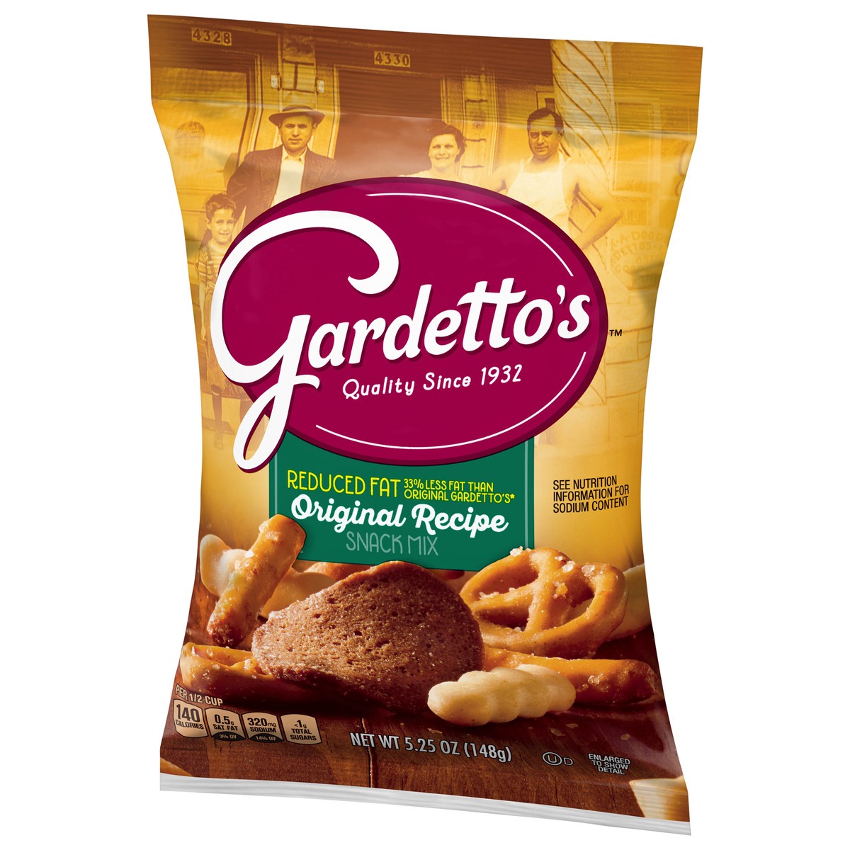 slide 4 of 13, Gardetto's, Reduced Fat Original Recipe Snack Mix, 5.25 oz Bag, 5.25 oz