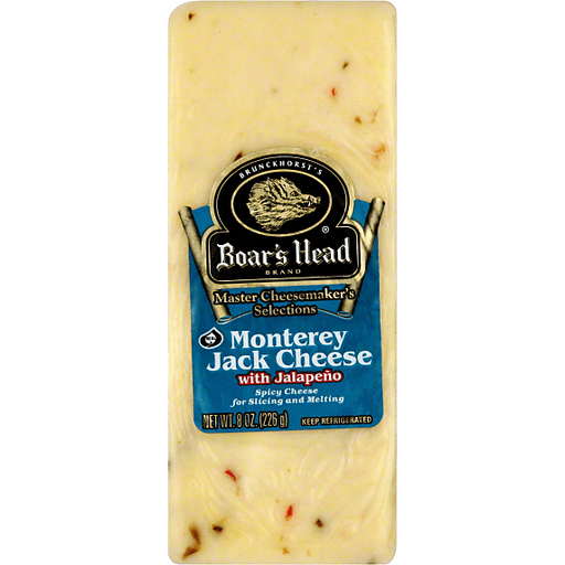 slide 2 of 4, Boars Head Cheese, Jalapeno Pepper Jack, 8 oz
