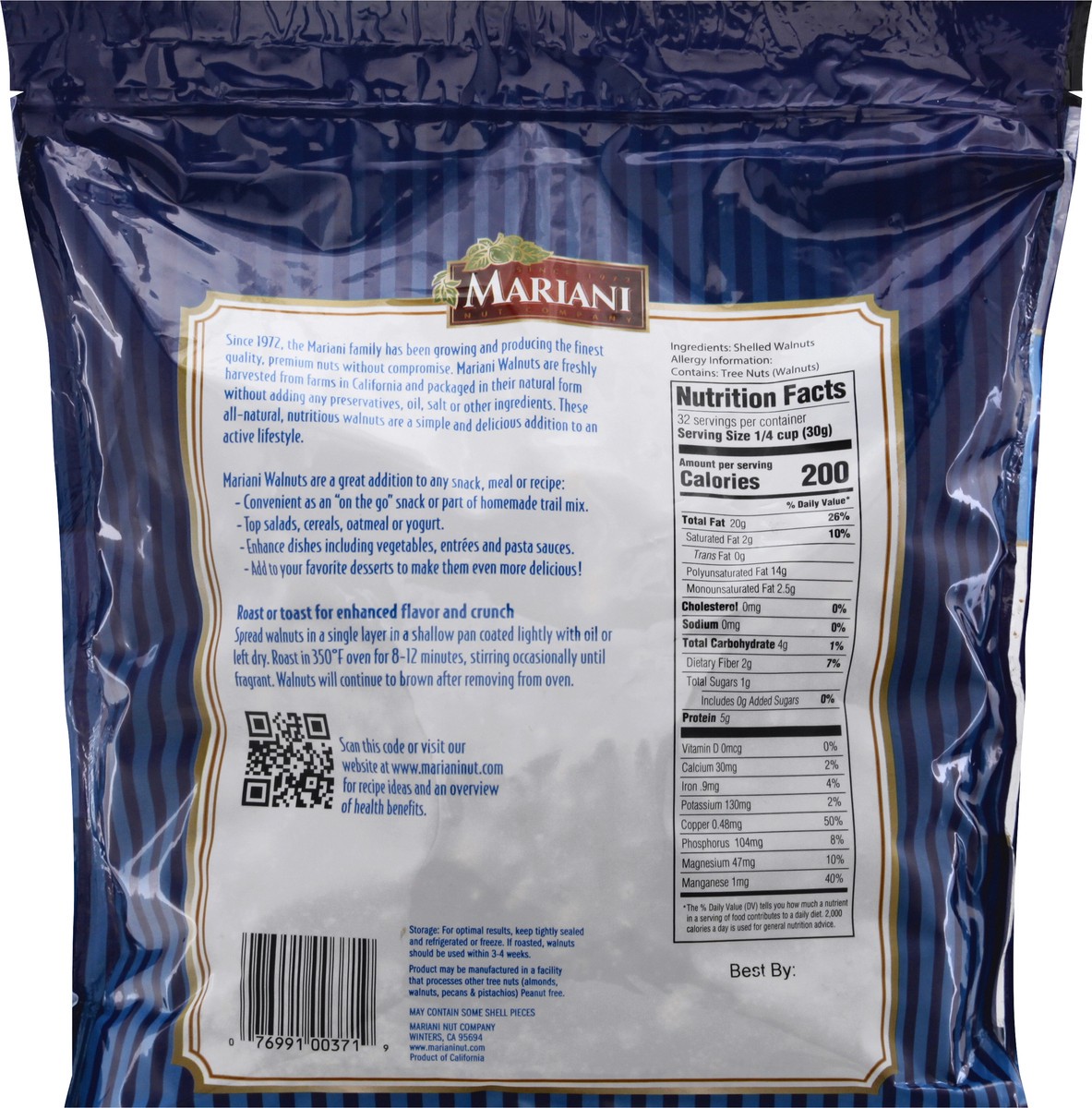 slide 11 of 13, Mariani Shelled Premium Walnuts 32 oz, 32 oz