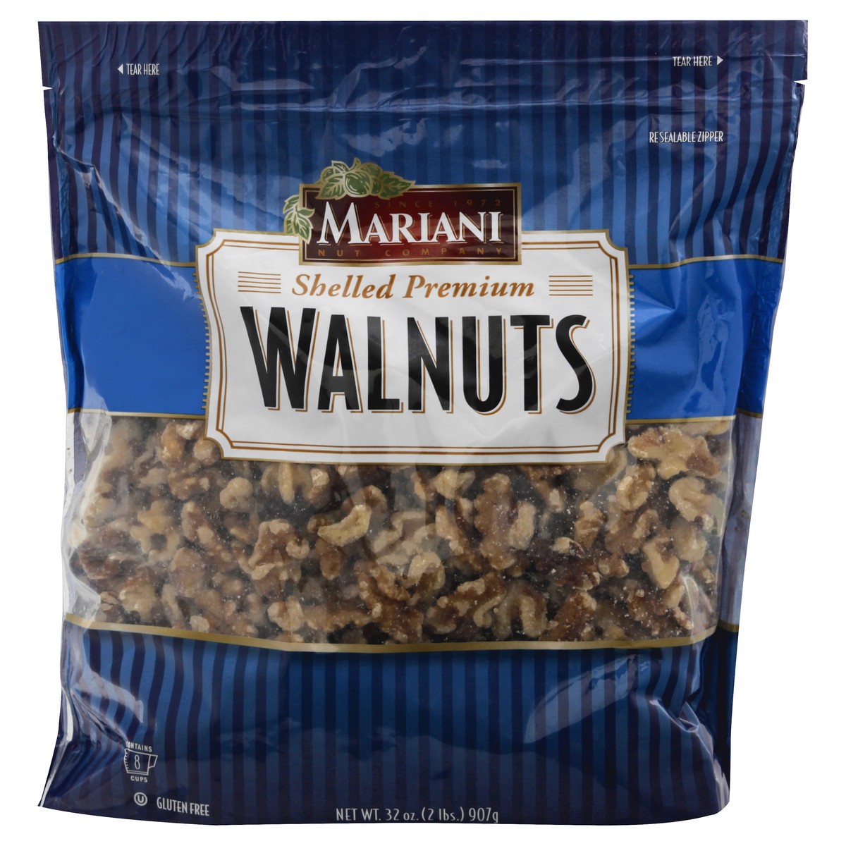 slide 7 of 13, Mariani Shelled Premium Walnuts 32 oz, 32 oz
